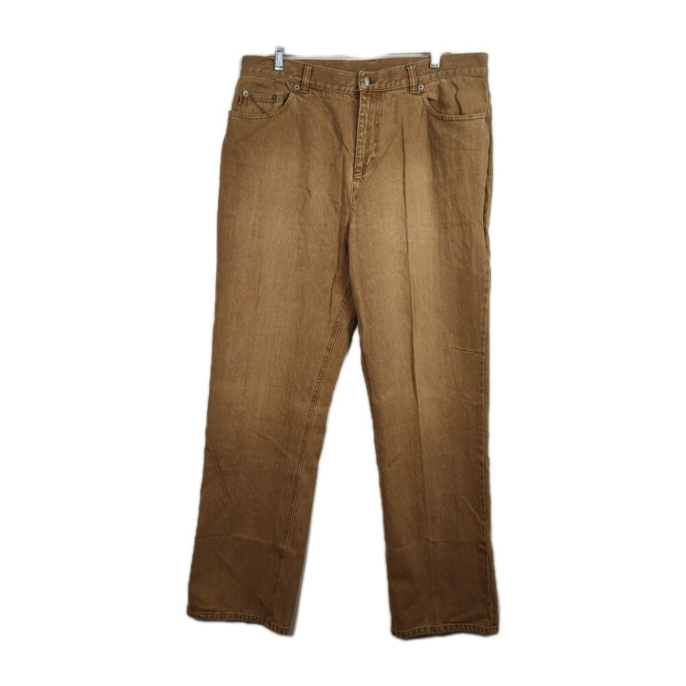 Lauren Jeans Co.‎ Ralph Lauren Jeans Women's 16W Brown Straight-Leg